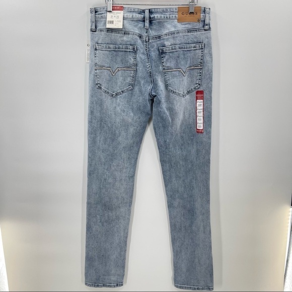 NWT Guess Avalon Modern Skinny Light Wash Jeans Size 31 x 32 - Picture 13 of 13